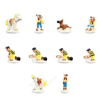 Prime Premium Assorted Galette des Rois Feves King Cakes Charms - West of Lucky Luke - Pack of 100