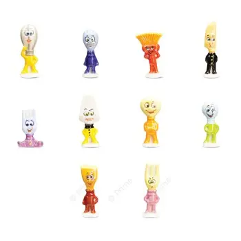 Prime Premium Assorted Galette des Rois Feves King Cakes Charms - At your service, chef! - Pack of 100