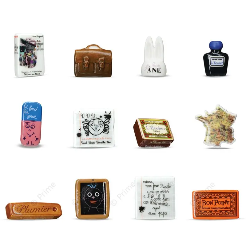 Prime Premium Assorted Galette des Rois Feves King Cakes Charms - The School of Life - Pack of 100