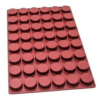 SILMAE Silicone cylinder mould 48 cavities Ø50X20 mm – 39 ml