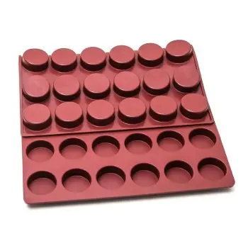 SILMAE Silicone cylinder mould 48 cavities Ø50X20 mm – 39 ml