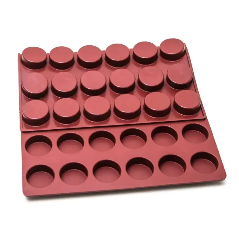 SILMAE Silicone cylinder mould 48 cavities Ø50X20 mm – 39 ml