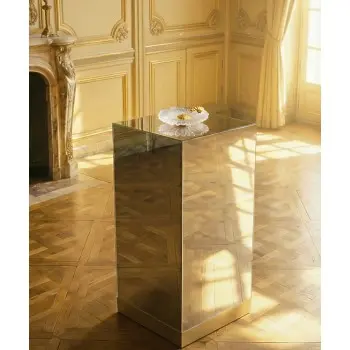 Daum Glass Sculpture Decorative Flower Or d'Abeille in a Numbered Edition, Gold leaf gilding - 4.0cm x 12.5cm x 12.5cm