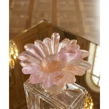 Daum Glass Sculpture Perfume Bottle Or d'Abeille in a Numbered Edition - 9.5cm x 5.0cm x 30.0cm