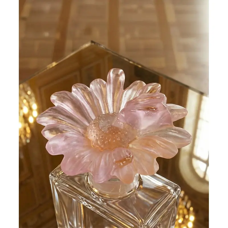 Daum Glass Sculpture Perfume Bottle Or d'Abeille in a Numbered Edition - 9.5cm x 5.0cm x 30.0cm
