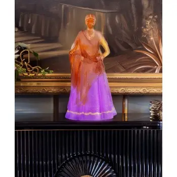 Daum Glass Sculpture Rani Padmini in a Limited Edition of 25 ex, gold‑leaf gilding - 42.5cm x 21.0cm x 19.0xm