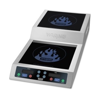 Waring Commercial WIH800 Wahring Commercial STEP-UP Double Induction Range Induction Cooker