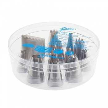 Ateco 786 Ateco 12-Piece Large Tube Set - Stainless Steel Pastry Tips Sets