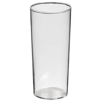 Pastry Chef's Boutique GC18170 Clear Tubby Glass - 4.7 oz - 1.8'' x 4.1'' - 200ct Plastic Mini Cups and Bowls