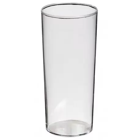 Pastry Chef's Boutique GC18170 Clear Tubby Glass - 4.7 oz - 1.8'' x 4.1'' - 200ct Plastic Mini Cups and Bowls