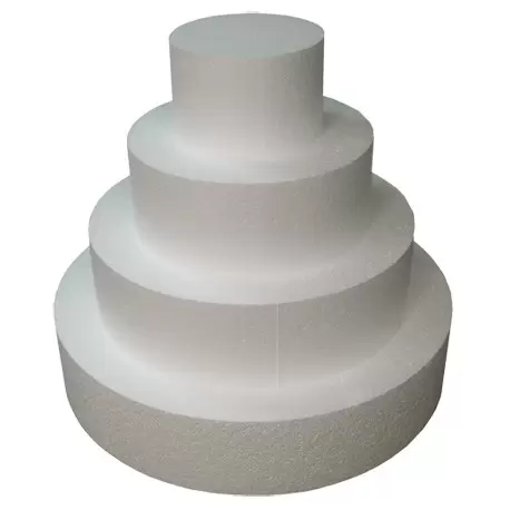 747056 Round Cake Dummies 4'' High - 6" diam. Round Cake Dummies