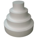 Round Cake Dummies 5'' High - 18" diam.