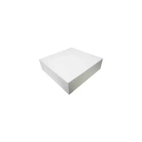 747156 Square Cake Dummies 4'' High - 6'' x 6'' Square Cake Dummies