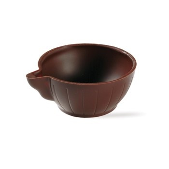 Pastry Chef's Boutique PCB96108 Belgian Chocolate Cups - Coffee Cups Ø44Mm - 168 Pces Chocolate Cups and Truffle shells