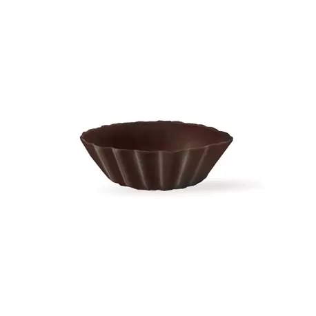 Pastry Chef's Boutique PCB96100 Belgian Chocolate Cups - Mini Cups Ø50Mm - 210 Pces Chocolate Cups and Truffle shells
