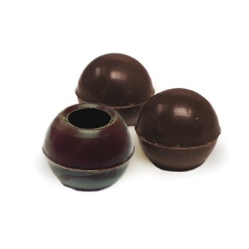 Belgian Chocolate Cups - Truffle Shells Dark Ø25Mm - 504 Pces