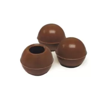 Pastry Chef's Boutique PCB96821 Belgian Chocolate Cups - Truffle Shells Milk Ø25Mm - 504 Pces Chocolate Cups and Truffle shells