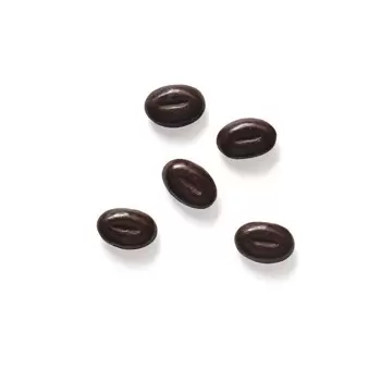 Pastry Chef's Boutique PCB96340 Belgian Chocolate Decoration Coffee Beans (Two Sides) Chocolate Fantasies Decorations