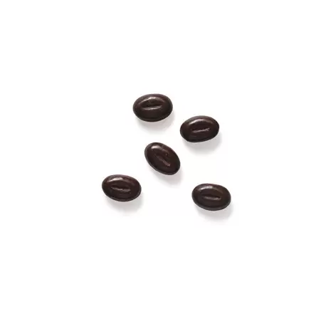 Pastry Chef's Boutique PCB96340 Belgian Chocolate Decoration Coffee Beans (Two Sides) Chocolate Fantasies Decorations