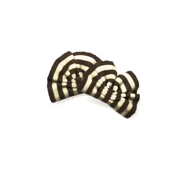 Pastry Chef's Boutique PCB93188 Belgian Chocolate Decoration Forest Shaving Mini Dark/White - 500 Pces Chocolate Fantasies De...