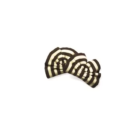 Pastry Chef's Boutique PCB93188 Belgian Chocolate Decoration Forest Shaving Mini Dark/White - 500 Pces Chocolate Fantasies De...