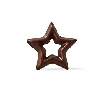 Belgian Chocolate Decoration Galaxy Star Dark - 304 Pces