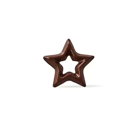 Pastry Chef's Boutique PCB97216 Belgian Chocolate Decoration Galaxy Star Dark - 304 Pces Chocolate Fantasies Decorations