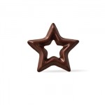 Belgian Chocolate Decoration Galaxy Star Dark - 304 Pces