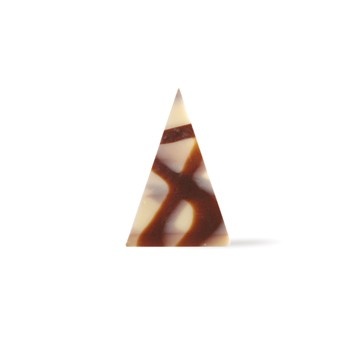 Pastry Chef's Boutique PCB93227 Belgian Chocolate Decoration Diablo Triangle - 290 Pces Chocolate Fantasies Decorations
