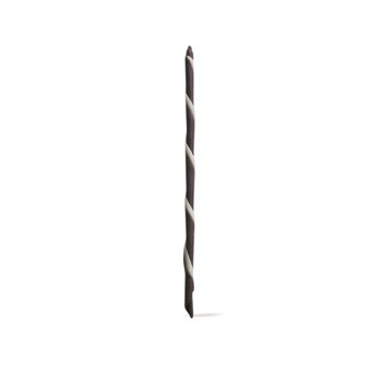 Belgian Chocolate Sticks Cigarillos Stripe Dark / White 6'' - 200 Pces