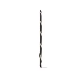 Belgian Chocolate Sticks Cigarillos Stripe Dark / White 6\'\' - 200 Pces
