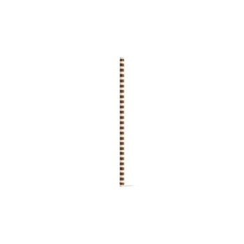 Pastry Chef's Boutique PCB91164 Belgian Chocolate Sticks Mikado Stripe Dark / White 6'' - 220 Pces Chocolate Sticks