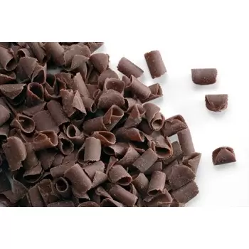 Belgian Chocolate Curls - Blossom Curls Milk -12Lbs