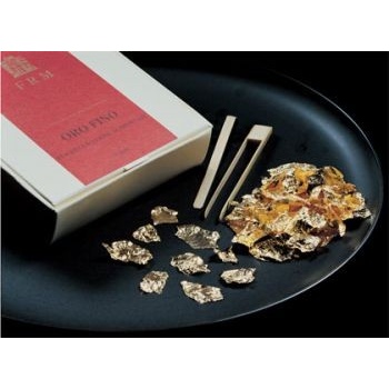 Pastry Chef's Boutique GP01 Gold Petals Edible 23KT, 150mg with Tweezers Edible Gold and Silver