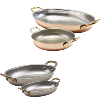 Stainless Steel & Copper Mini Dishes