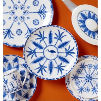 Sultans Garden Blue by William Edwards